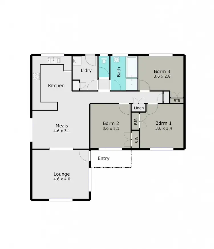 Floorplan of Homely house listing, 8 Mancev Court, Brown Hill VIC 3350