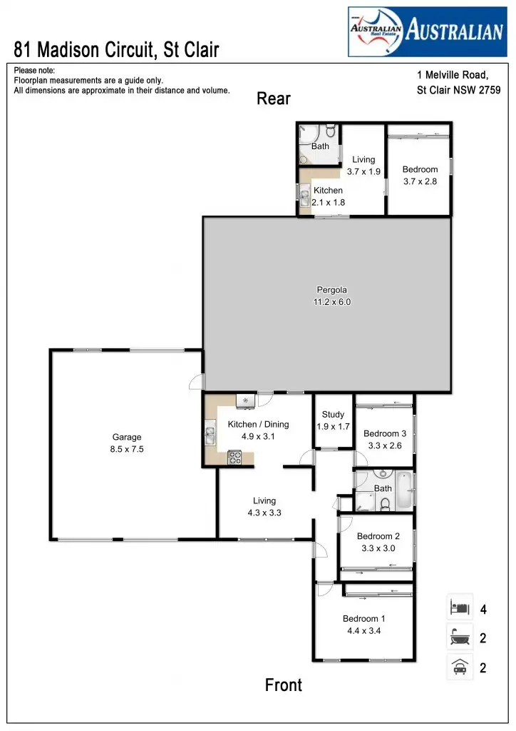 Floorplan of Homely house listing, 81 Madison Circuit, St Clair NSW 2759