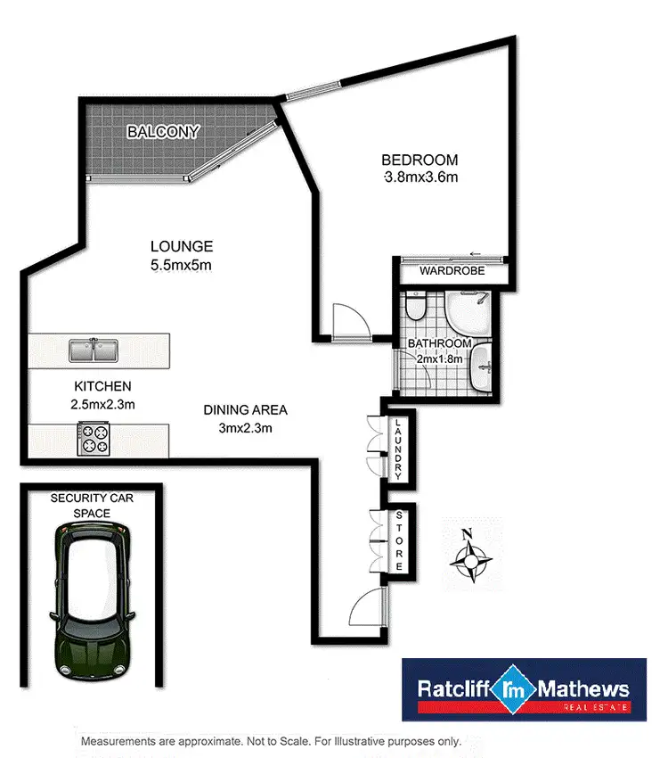 Floorplan of Homely unit listing, 2602/10 Sturdee Parade, Dee Why NSW 2099