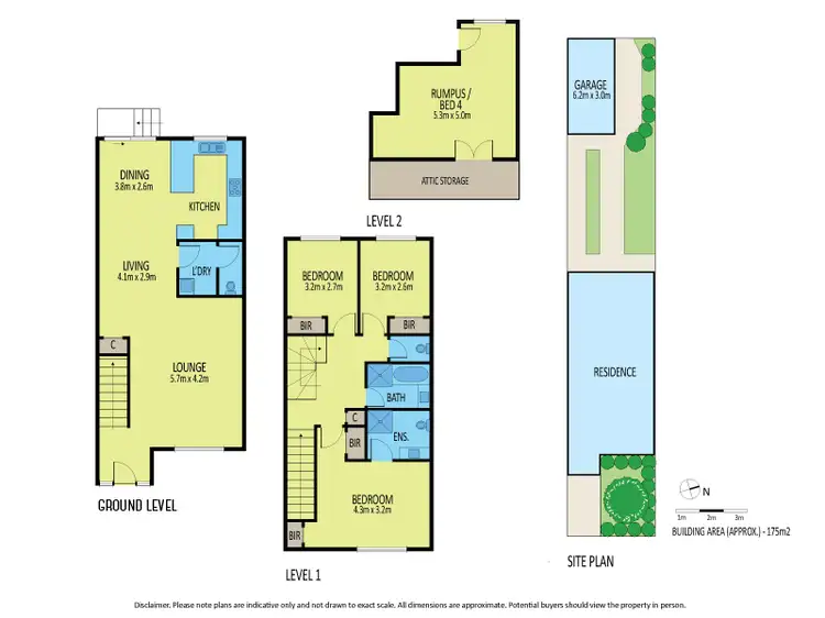 Floorplan of Homely townhouse listing, 15 Weighbridge Lane, Kensington VIC 3031