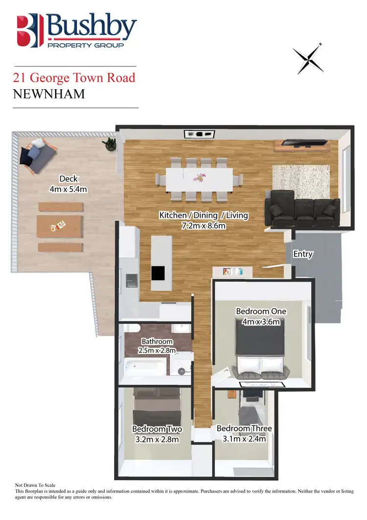 Floorplan of Homely house listing, 21 George Town Road, Newnham TAS 7248