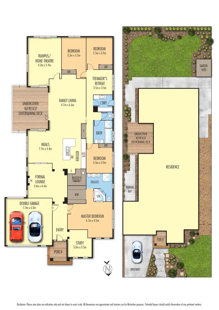 Floorplan of Homely house listing, 14 Red Angus Crescent, Doreen VIC 3754
