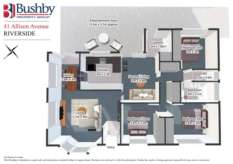 Floorplan of Homely house listing, 41 Allison Avenue, Riverside TAS 7250