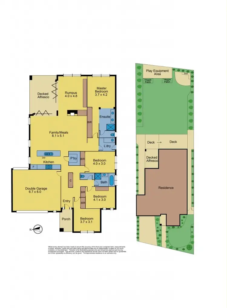 Floorplan of Homely house listing, 35 Ballam Way, Doreen VIC 3754