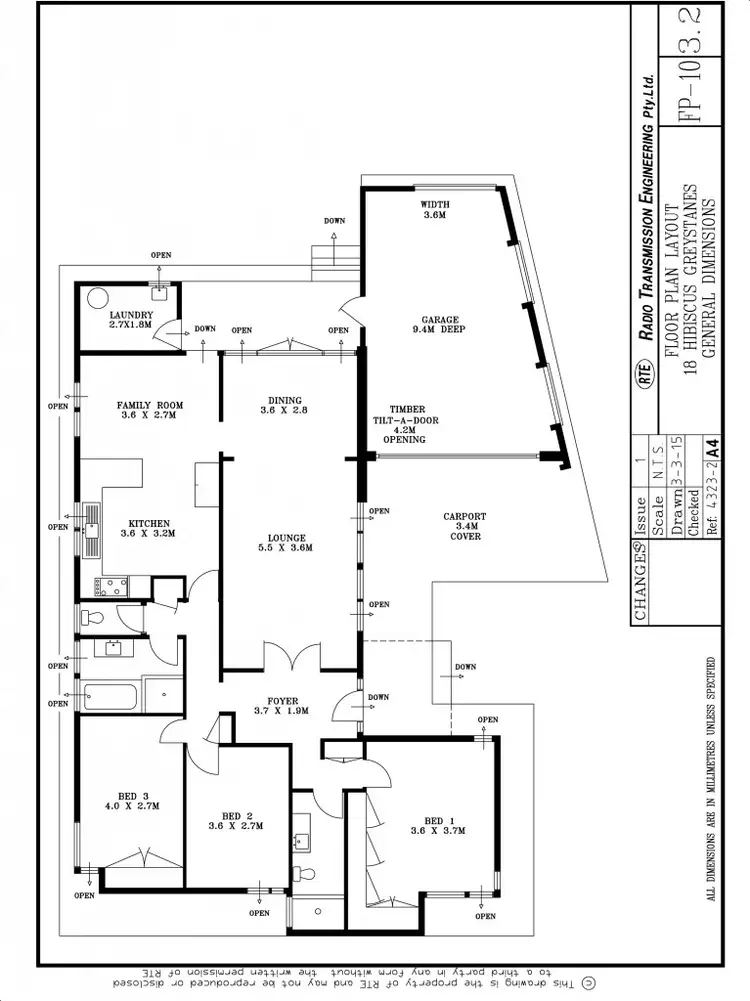 Floorplan of Homely house listing, 18 Hibiscus Street, Greystanes NSW 2145