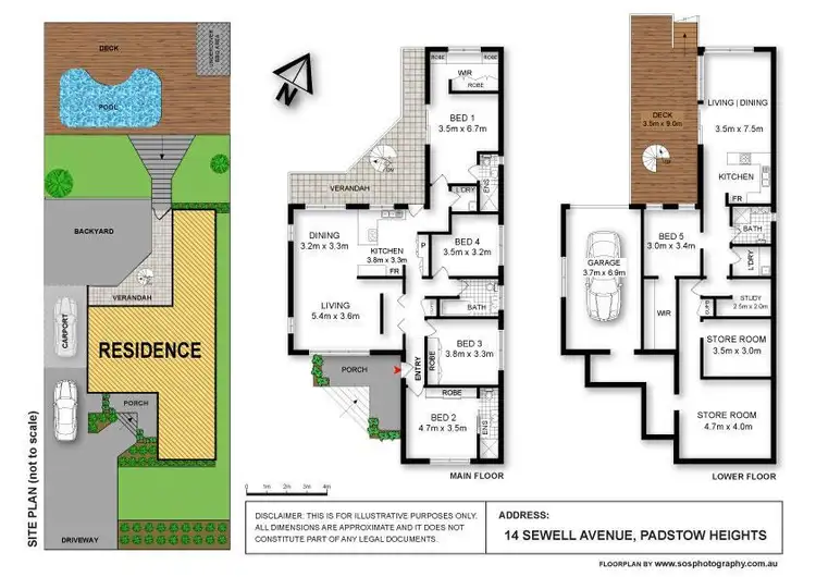 Floorplan of Homely house listing, 14 Sewell Avenue, Padstow Heights NSW 2211