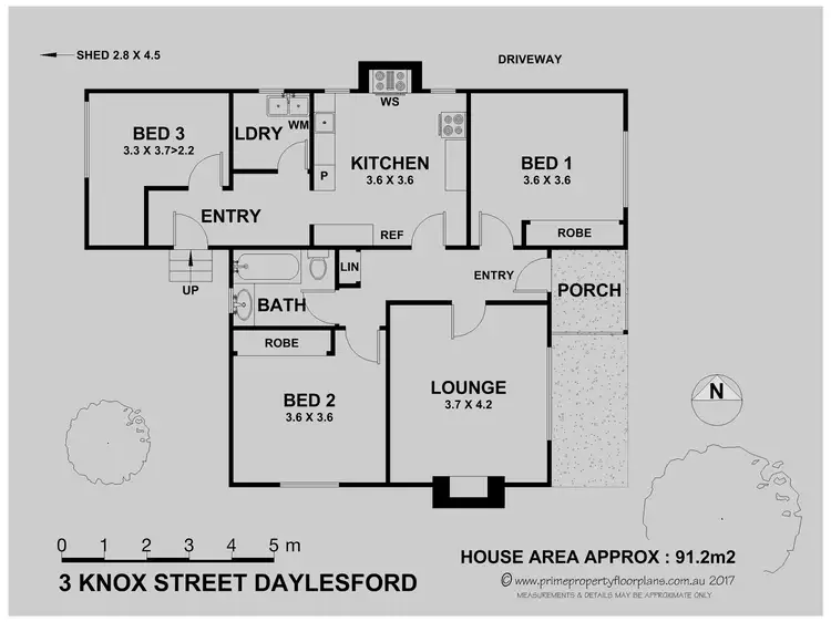 Floorplan of Homely house listing, 3 Knox Street, Daylesford VIC 3460
