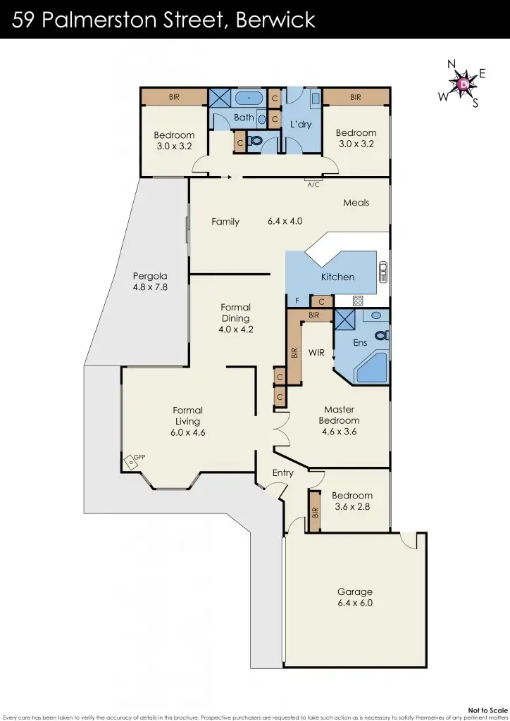 Floorplan of Homely house listing, 59 Palmerston Street, Berwick VIC 3806