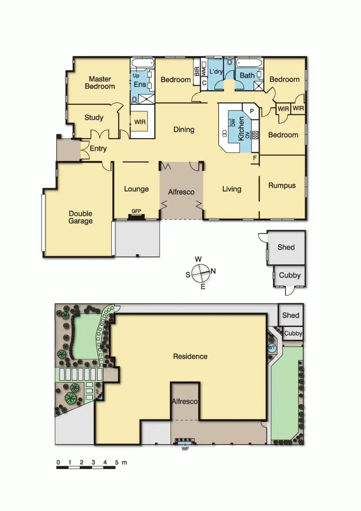 Floorplan of Homely house listing, 5 Kossatz Terrace, Doreen VIC 3754
