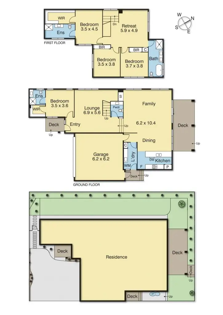 Floorplan of Homely townhouse listing, 3/16 Warnes Road, Mitcham VIC 3132
