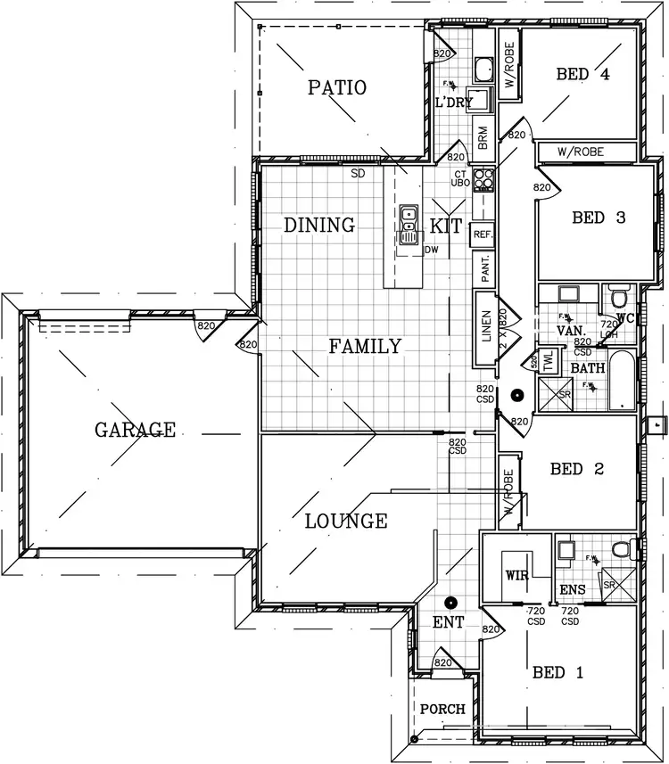 Floorplan of Homely house listing, lot 39 Charlton Avenue, Estella NSW 2650