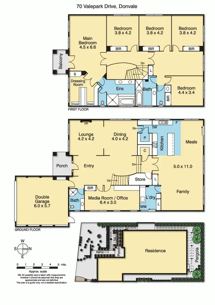 Floorplan of Homely house listing, 70 Valepark Drive, Donvale VIC 3111