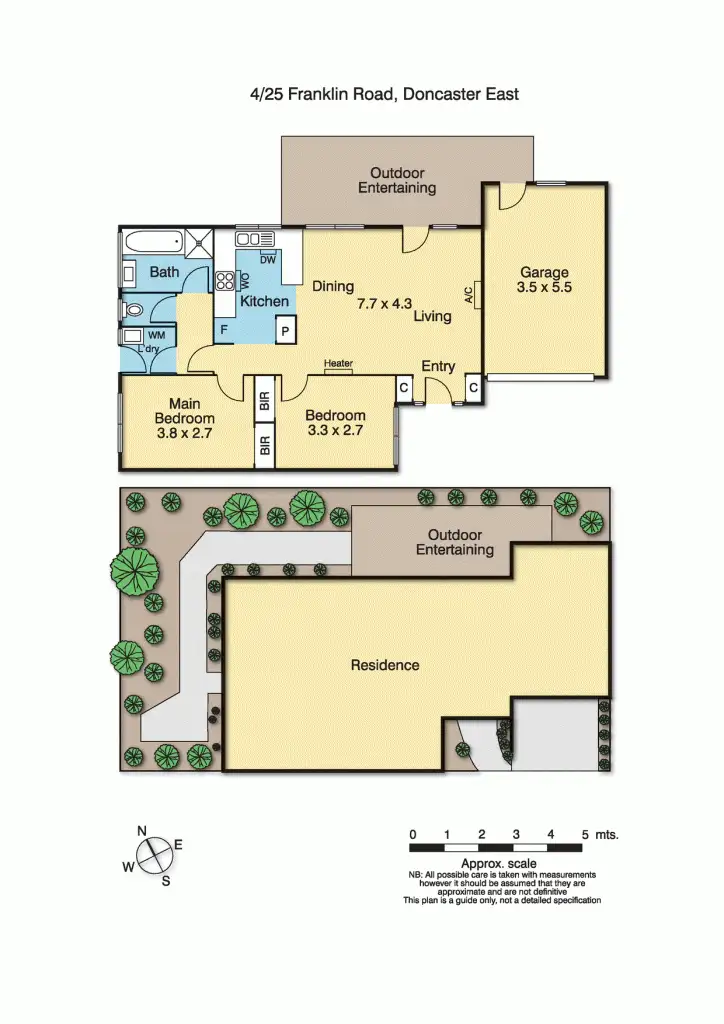 Floorplan of Homely unit listing, 4/25 Franklin Road, Doncaster East VIC 3109