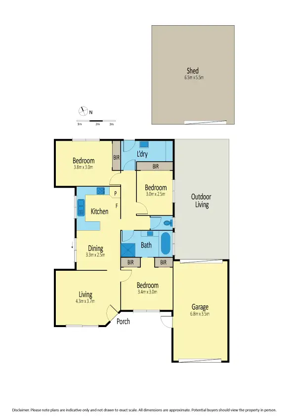 Floorplan of Homely house listing, 2 Duneed Way, Delahey VIC 3037