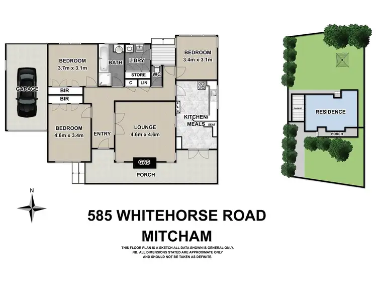 Floorplan of Homely house listing, 585 Whitehorse Road, Mitcham VIC 3132