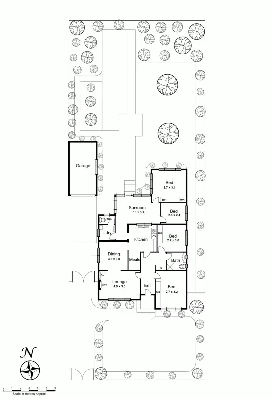 Floorplan of Homely house listing, 7 Lahona Avenue, Bentleigh East VIC 3165