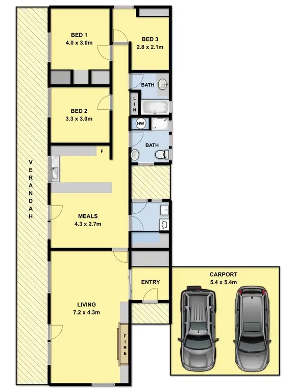 Floorplan of Homely house listing, 1060 Anglesea Road, Freshwater Creek VIC 3217