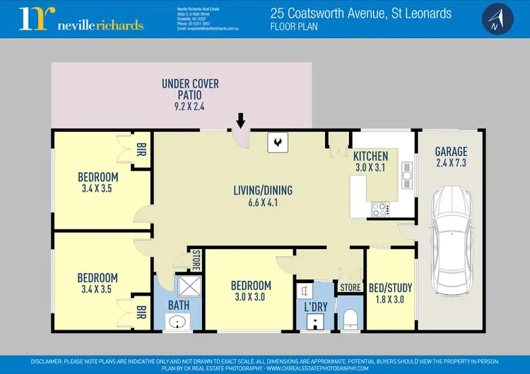 Floorplan of Homely house listing, 25 Coatsworth Avenue, St Leonards VIC 3223