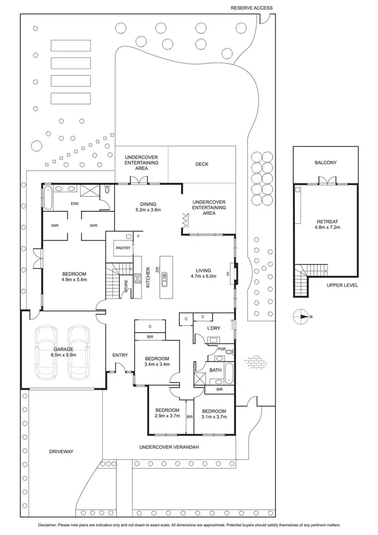 Floorplan of Homely house listing, 34 Castlemaine Drive, Eynesbury VIC 3338