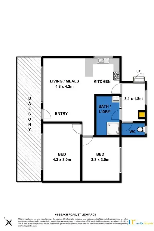 Floorplan of Homely house listing, 63 Beach Road, St Leonards VIC 3223