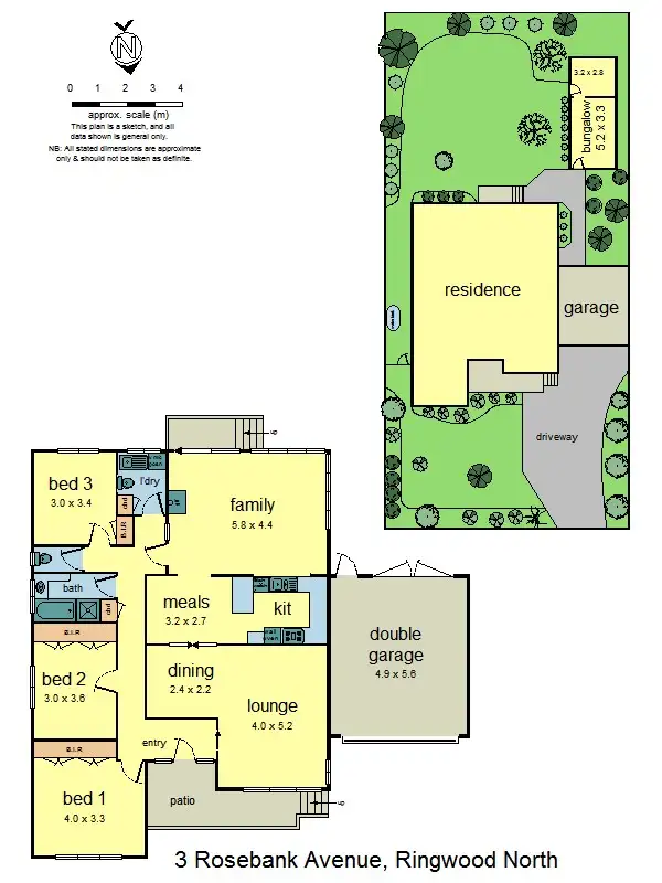 Floorplan of Homely house listing, 3 Rosebank Avenue, Ringwood North VIC 3134