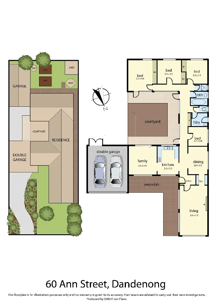 Floorplan of Homely house listing, 60 Ann Street, Dandenong VIC 3175