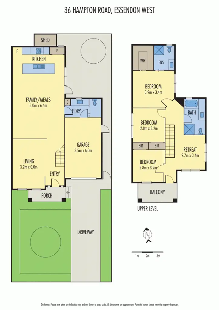 Floorplan of Homely house listing, 36 Hampton Road, Essendon West VIC 3040