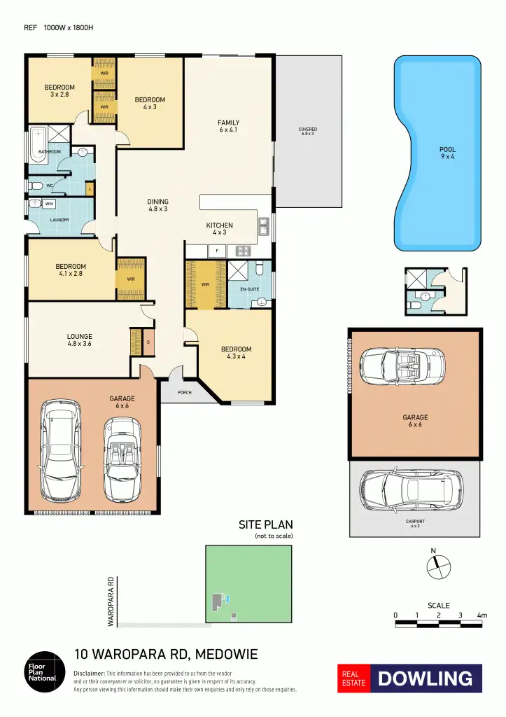 Floorplan of Homely house listing, 10 Waropara Road, Medowie NSW 2318