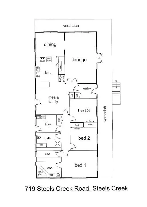 Floorplan of Homely house listing, 719 Steels Creek Road, Steels Creek VIC 3775