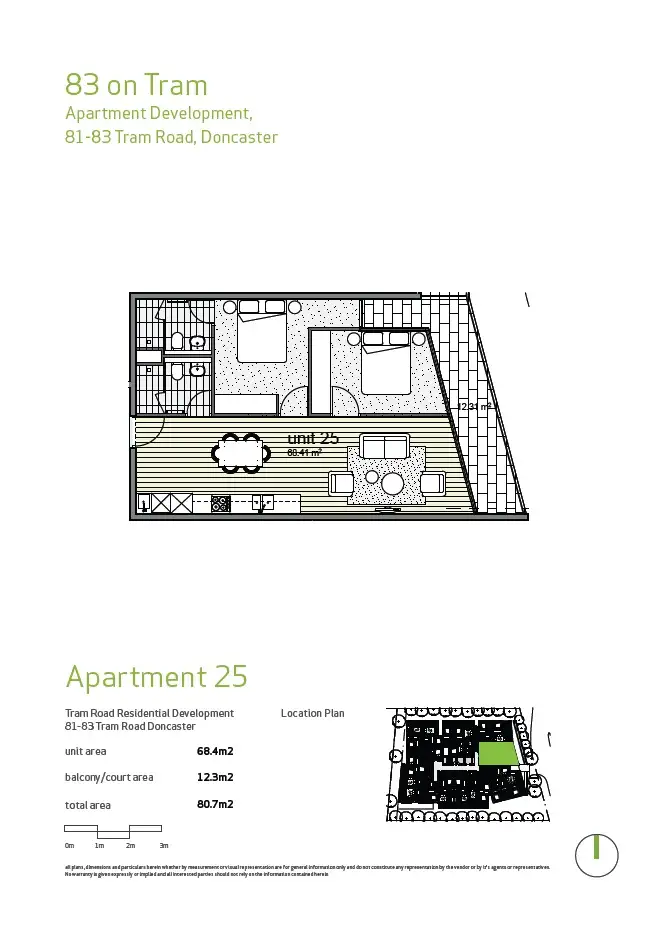 Floorplan of Homely apartment listing, Apt 25/81-83 Tram Road, Doncaster VIC 3108
