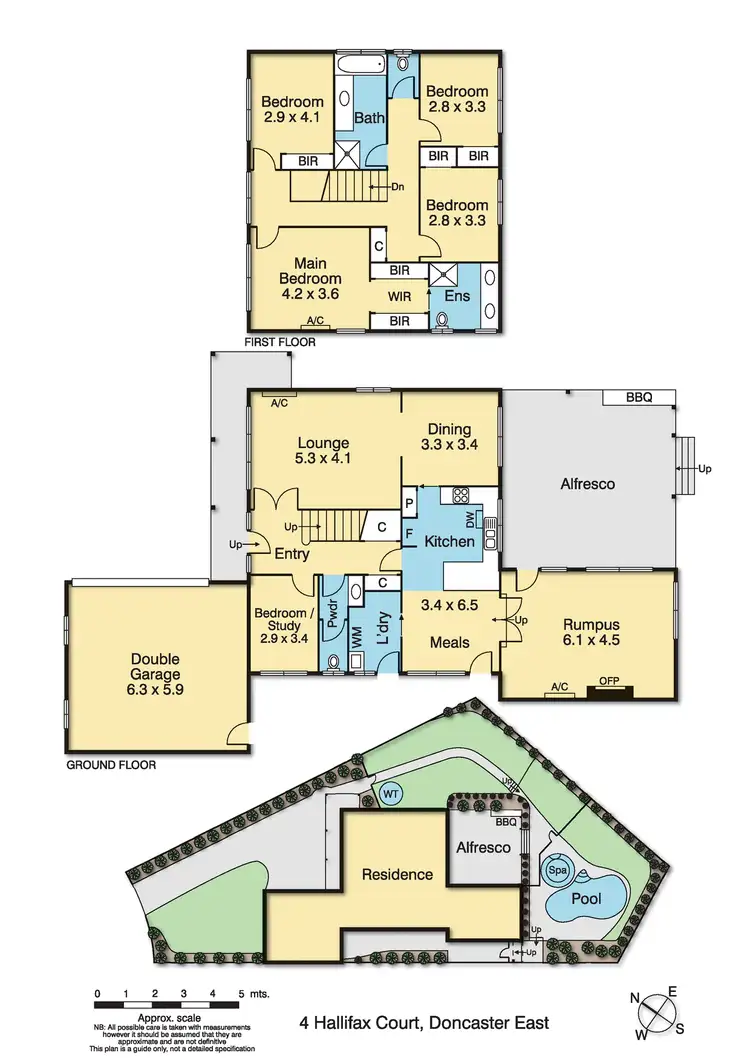 Floorplan of Homely house listing, 4 Hallifax Court, Doncaster East VIC 3109
