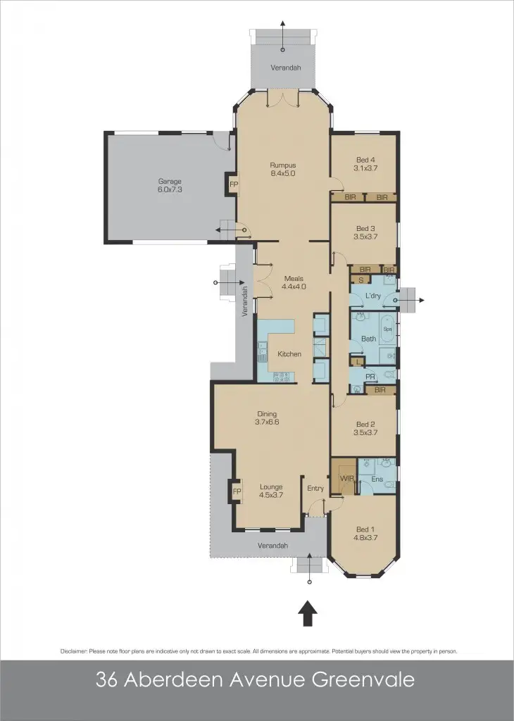 Floorplan of Homely house listing, 36 Aberdeen Avenue, Greenvale VIC 3059