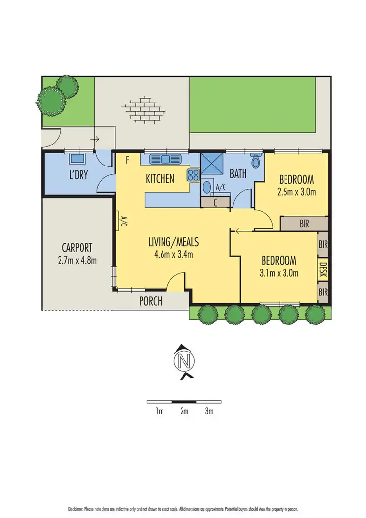 Floorplan of Homely unit listing, 3/62 Helms Street, Newcomb VIC 3219