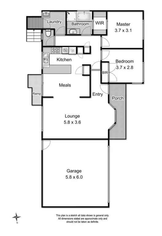 Floorplan of Homely house listing, 210 Wonga Road, Warranwood VIC 3134