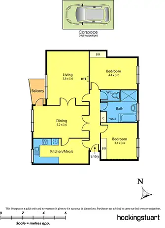 Floorplan of Homely apartment listing, 11/203 Alma Road, St Kilda East VIC 3183