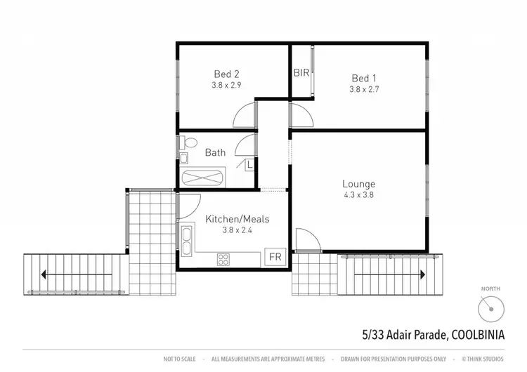 Floorplan of Homely apartment listing, 5/33 Adair Parade, Coolbinia WA 6050