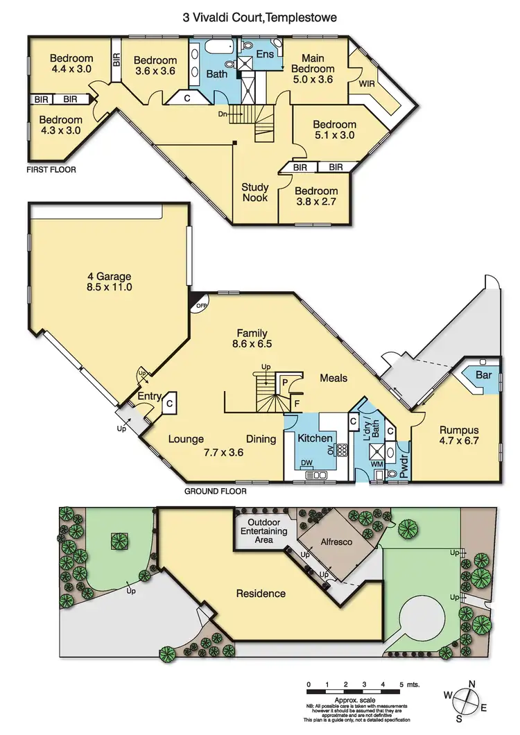 Floorplan of Homely house listing, 3 Vivaldi Court, Templestowe VIC 3106