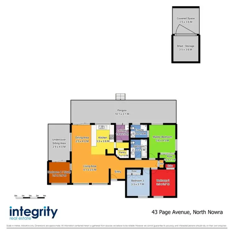 Floorplan of Homely house listing, 43 Page Avenue, North Nowra NSW 2541