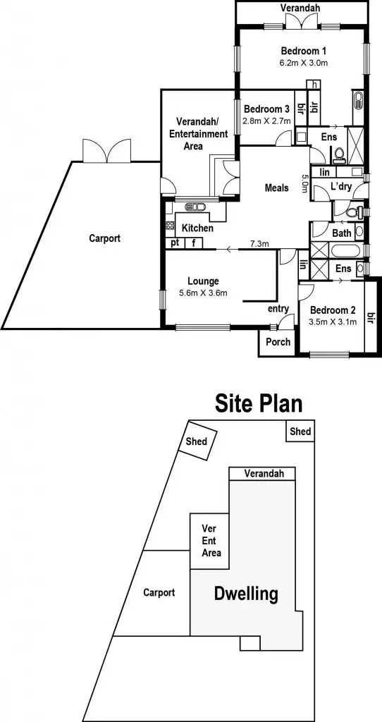 Floorplan of Homely house listing, 27 Holroyd Drive, Epping VIC 3076