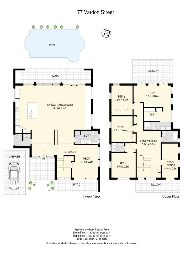 Floorplan of Homely house listing, 77 Vardon Street, Wilston QLD 4051