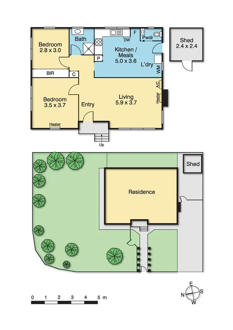 Floorplan of Homely house listing, 23 Flinders Street, Heidelberg Heights VIC 3081