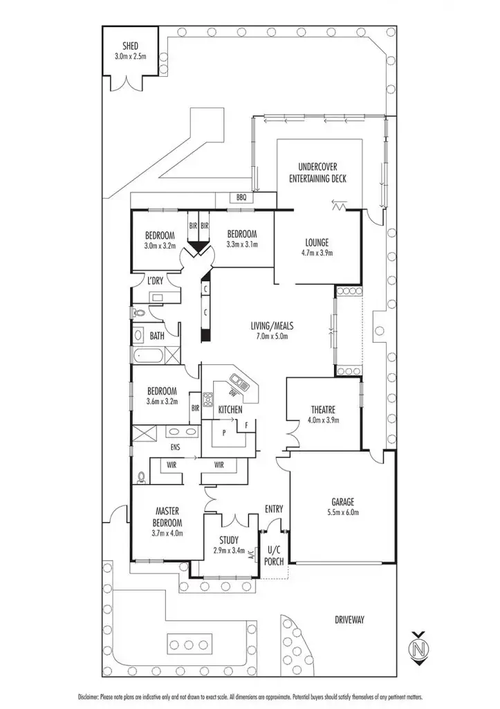Floorplan of Homely house listing, 19 Armadale Court, Tarneit VIC 3029