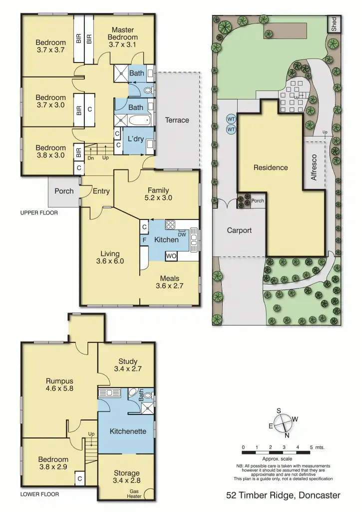 Floorplan of Homely house listing, 52 Timber Ridge, Doncaster VIC 3108