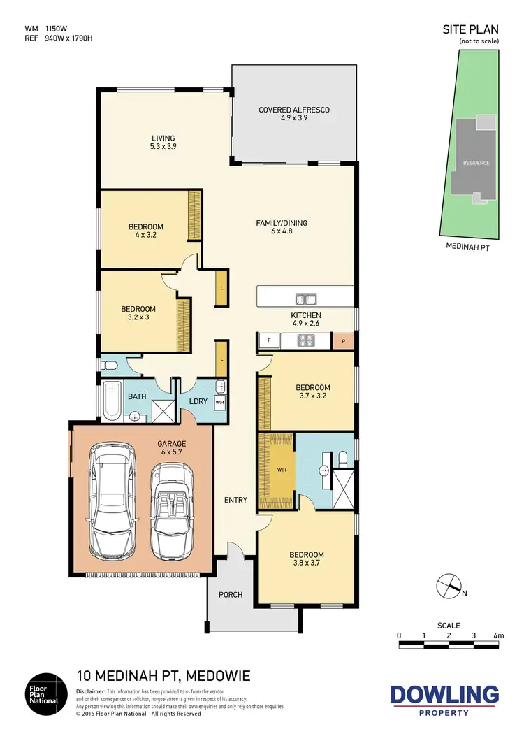 Floorplan of Homely house listing, 10 Medinah Point, Medowie NSW 2318