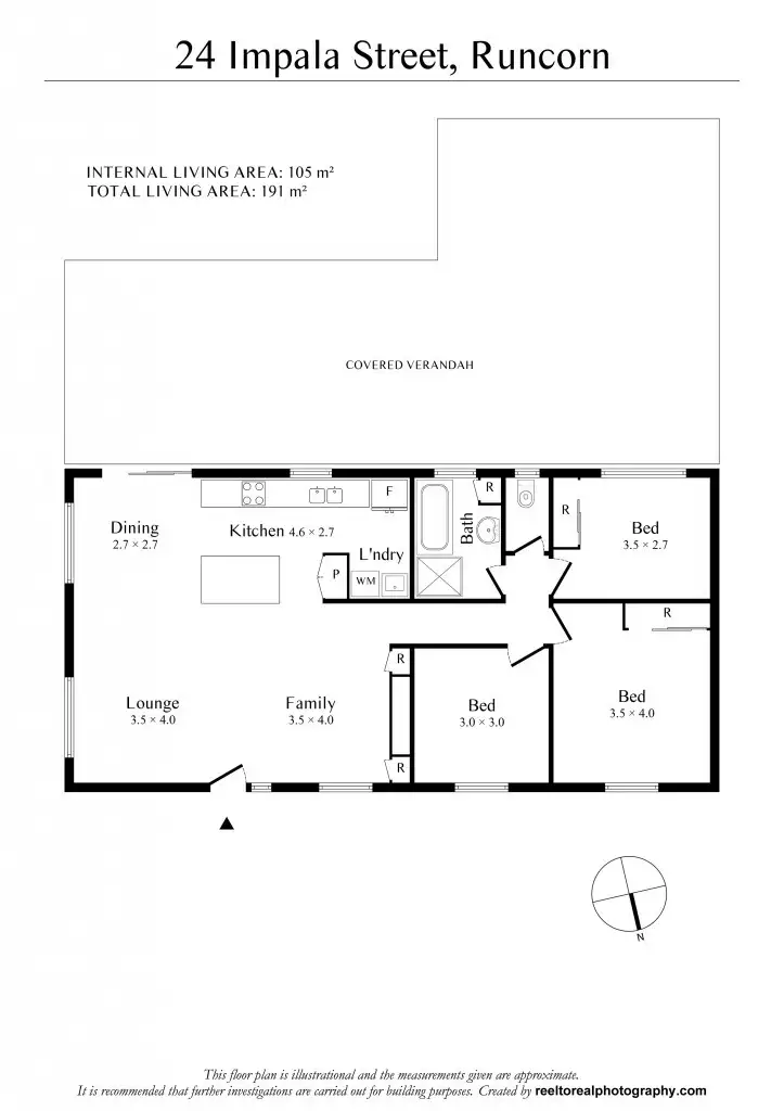Floorplan of Homely house listing, 24 Impala Street, Runcorn QLD 4113