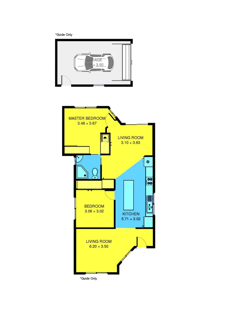 Floorplan of Homely house listing, 1/72 Fenwick St, Portarlington VIC 3223