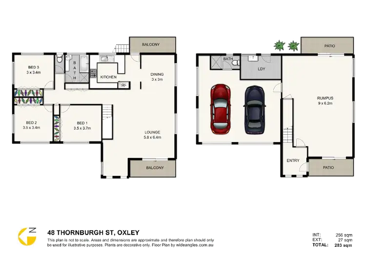 Floorplan of Homely house listing, 48 Thornburgh Street, Oxley QLD 4075