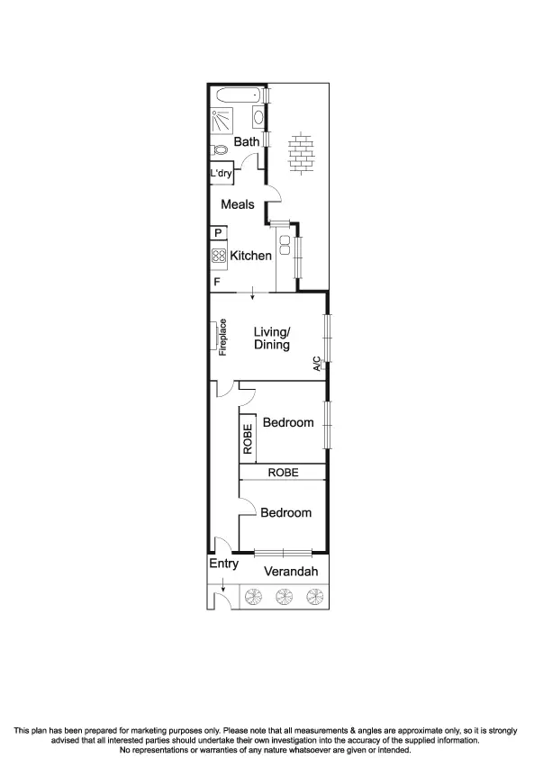 Floorplan of Homely house listing, 27 Corsair Street, Richmond VIC 3121
