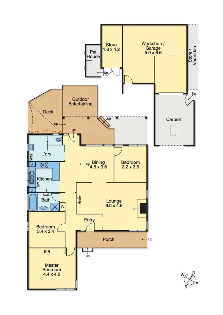 Floorplan of Homely house listing, 228 Frankston Dandenong Road, Seaford VIC 3198
