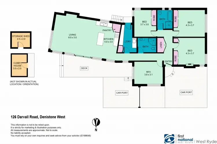 Floorplan of Homely house listing, 126 Darvall Road, West Ryde NSW 2114
